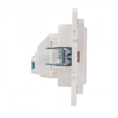 Фотография Стокгольм Механизм Розетки 1-местной с/з 16А белый с защ. штор. EKF PROxima, артикул EYR16-028-10