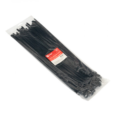 Фотография Хомут нейлоновый черный (8,2х500) (100шт.) EKF Basic, артикул plc-cb-8.2x500