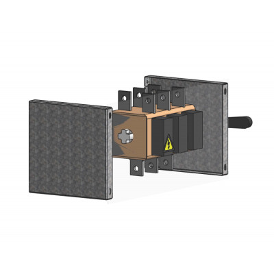 Фотография Кожух рубильника ВР-32У на 100-250А для ВРУ Unit EKF PROxima, артикул mb-15-krv-1