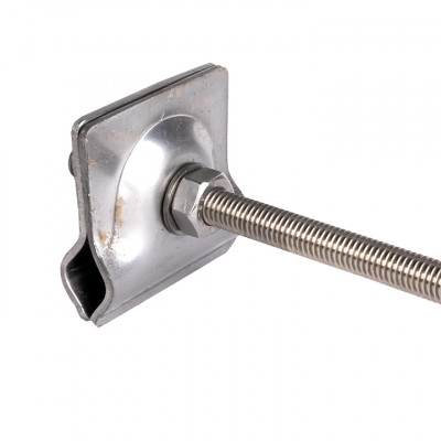 Фотография Проходная точка заземления D=8 L=500, NI EKF PROxima, артикул gc-22508-ni