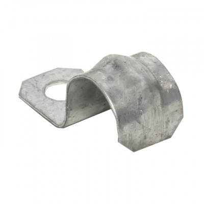 Фотография Скоба металлическая однолапковая d14-15 мм (10 шт) EKF PROxima, артикул sm-1-14-15-r