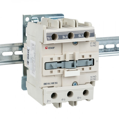 Фотография Контактор малогабаритный КМЭ 95А 110В NO+NC EKF, артикул ctr-s-95-110