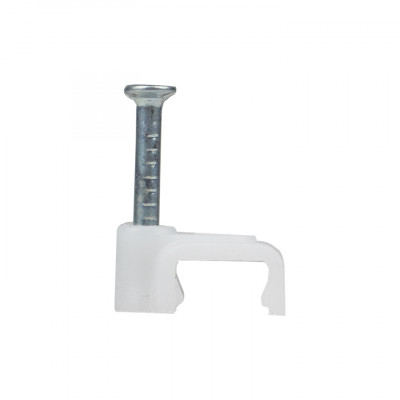 Фотография Скоба крепежная квадратная (плоская)  (4мм.) (50шт.) EKF PROxima, артикул plcn-ss-4