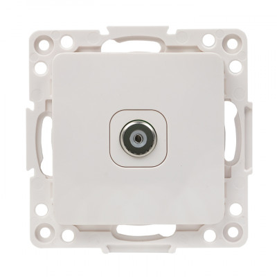 Фотография Стокгольм Механизм Розетки TV 1-местной 75Ом 5-862МГц белый EKF PROxima, артикул EYA00-027-10