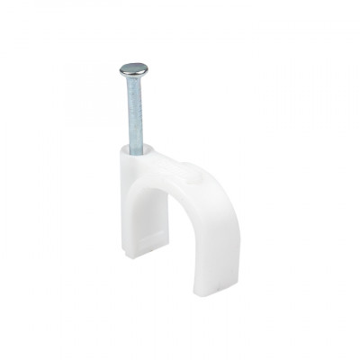 Фотография Скоба крепежная круглая (18мм.) (50шт.) EKF PROxima, артикул plcn-sr-18