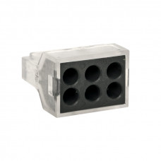 Строительно-монтажная клемма СМК 773-106 6 отверстий 1,0-2,5мм2 (50шт.) EKF PROxima