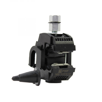 Фотография Зажим прокалывающий ответвительный N640 16-120 мм2 / 16-35 мм2 (голый провод / СИП) EKF PROxima, артикул n-640