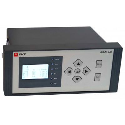 Фотография Устройство релейной защиты и автоматики  ReLite 52H EKF Stingray 512.43.85.12.11.01, артикул RT52H-512-43-85-12-11-01