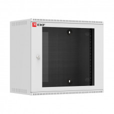 Шкаф телекоммуникационный настенный 9U (600х350) дверь стекло, Astra серия EKF PROxima