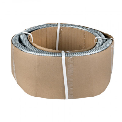 Фотография Металлорукав Р3-ЦХ-20 с протяжкой (15 м) EKF PROxima, артикул mrzn-20-15