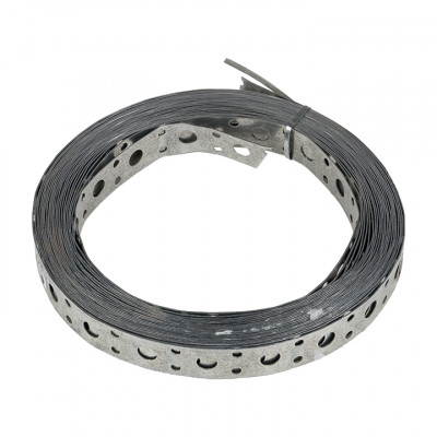 Фотография Лента перфорированная монтажная прямая 12х0,55 (10 м) EKF, артикул lpmp12x0.55-10