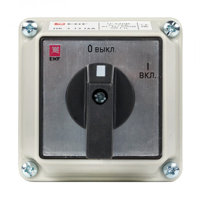 Фотография Переключатель кулачковый ПК-3-13 16А 3P ВКЛ-ВЫКЛ IP54 EKF PROxima, артикул pk-3-13-16