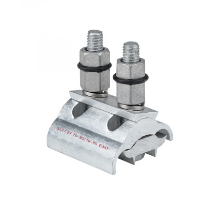 Фотография Зажим ответвительный плашечный SL37.27 10-95 мм2 / 10-95 мм2 EKF PROxima, артикул sl-37.27