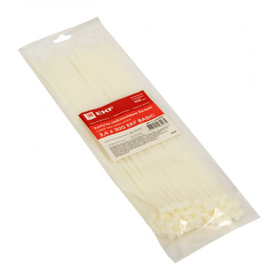 Фотография Хомут нейлоновый (3,6х300) (100шт.) EKF Basic, артикул plc-c-3.6x300