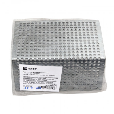 Фотография Держатель для двойной розетки Nova EKF PROxima, артикул nv-h-socket