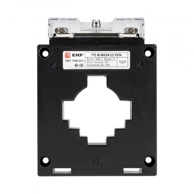 Фотография Трансформатор тока ТТЕ-40-400/5А класс точности 0,5S EKF PROxima, артикул tte-40-400-0.5S