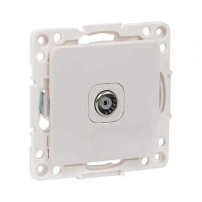 Фотография Стокгольм Механизм Розетки TV 1-местной 75Ом 5-862МГц белый EKF PROxima, артикул EYA00-027-10