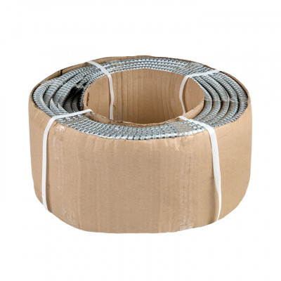 Фотография Металлорукав Р3-ЦХ-10 с протяжкой (100 м) EKF PROxima, артикул mrzn-10-100