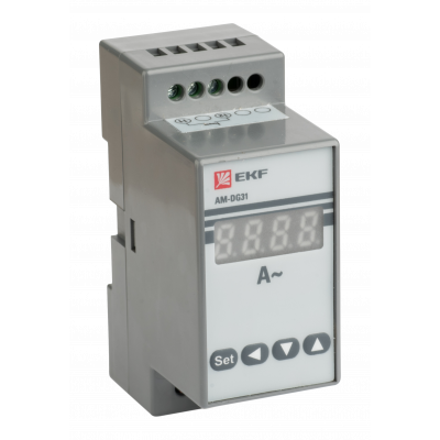Фотография Амперметр AD-G31 цифровой на DIN однофазный EKF PROxima, артикул ad-g31