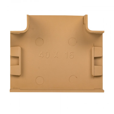 Фотография Угол T-образный (40х16) (4 шт) светлое дерево EKF-Plast, артикул tchl-40-16x4