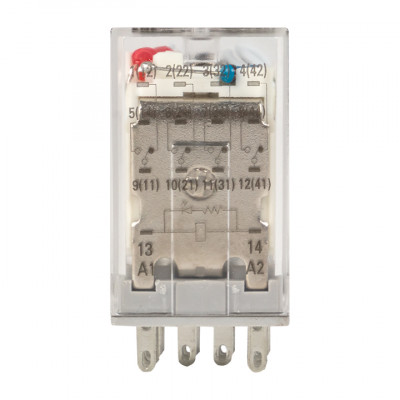 Фотография Реле промежуточное RPA 22/4 5A 230В AC EKF AVERES, артикул rpa-22-4-230AC