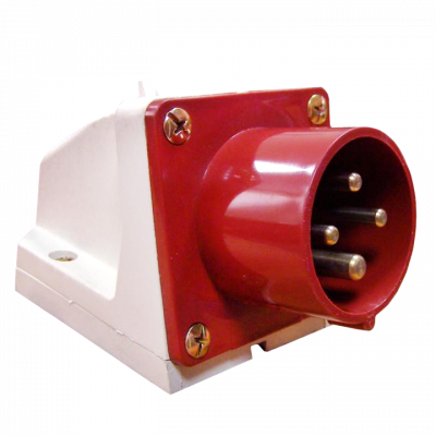 Фотография Вилка стационарная 524 3Р+РЕ 32А 380В IP44 EKF PROxima, артикул ps-524-32-380