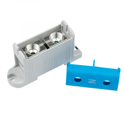 Фотография Клемма силовая вводная КСВ 16-95 синяя EKF PROxima, артикул plc-kvs-16-95-blue