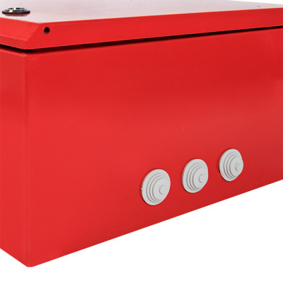 Фотография Щит с монтажной панелью ЩМПг- 80.60.25 (ЩРНМ-4) RAL 3001 IP54 EKF PROxima, артикул mb24-4-3001