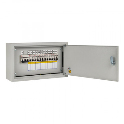 Фотография Щит осветительный ОЩВ  с автоматическими выключателями 3P 1x63A 1P 12x16A, артикул oshv-63-12