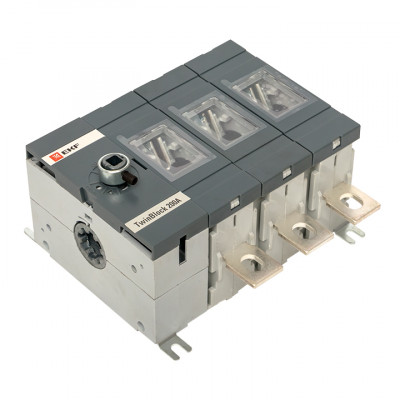 Фотография Рубильник   200A 3P без рукоятки управления TwinBlock EKF PROxima, артикул tb-s-200-3p