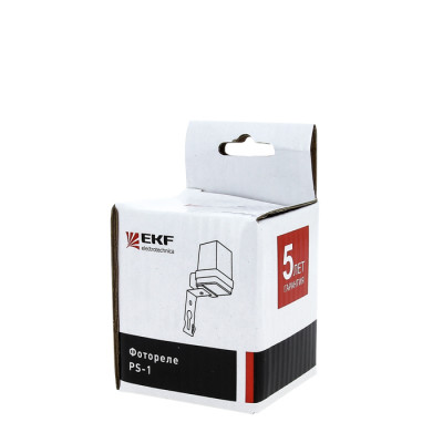 Фотография Фотореле PS-1 6А 1200Вт IP44 EKF PROxima, артикул fr-ps-1-6