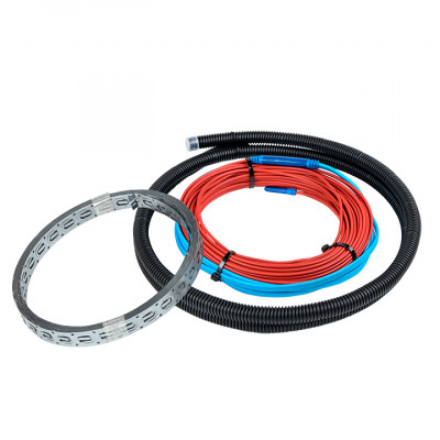 Фотография Теплый пол (нагревательный кабель) 300Вт 21 м 2,0 м2 EKF, артикул nk-300