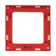 Фотография Стокгольм Рамка 1-местная белая с линией цвета красный EKF PROxima, артикул EXM-G-304-20