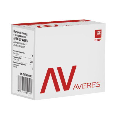 Фотография Привод моторный с режимом автовзвода AV-M6 1P/2P EKF AVERES, артикул av-m6-averes