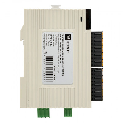 Фотография Программируемый контроллер F200 16 в/в PRO-Logic EKF PROxima, артикул F200-16-R-P20