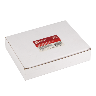 Фотография Шина фаза L (6х9мм) 12 отверстий латунь серый изолированный корпус на DIN-рейку EKF PROxima, артикул sn0-63-12-is