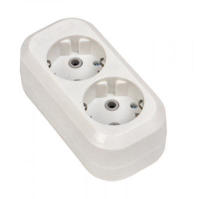 Фотография Колодка 2 гн. 16А 3,5кВт с/з Эксперт EKF PROxima, артикул AKB16-2