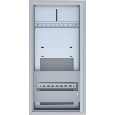 Фотография ЯУР с монтажной панелью и двумя DIN-рейками (600х300х150) EKF Basic, артикул uerm-mp-600