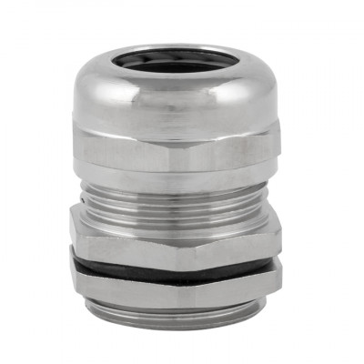 Фотография Сальник металлический MGM25 IP68 d проводника 10-14 мм. PROxima, артикул plc-mgm-25