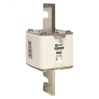 Фотография Плавкая вставка ППН-41 1250/ 800А габарит 4 EKF PROxima, артикул fus-41/1250/800