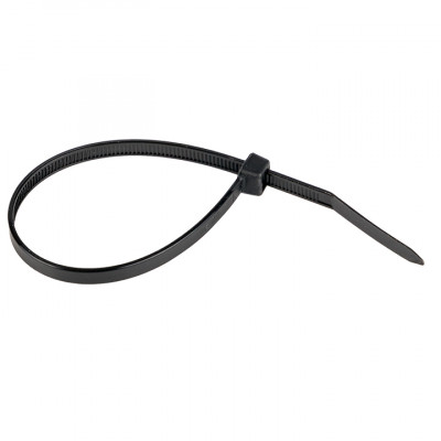 Фотография Хомут нейлоновый черный (4,8х200) (100шт.) EKF Basic, артикул plc-cb-4.8x200