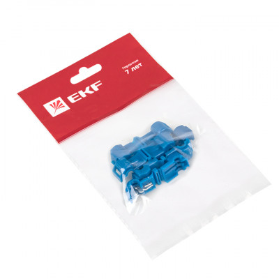 Фотография Ответвитель прокалывающий  ОВ-Т 2 1.5-2.5 мм2 синий (5 шт) EKF PROxima, артикул plc-ovt-1.5-2.5r