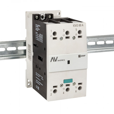 Фотография Контактор КМЭ 80А 400В АС EKF AVERES, артикул ctr-s-80-00-400-av