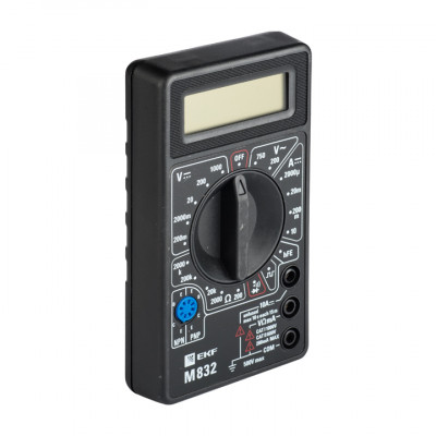Фотография Мультиметр цифровой M832 EKF Master, артикул In-180701-bm832