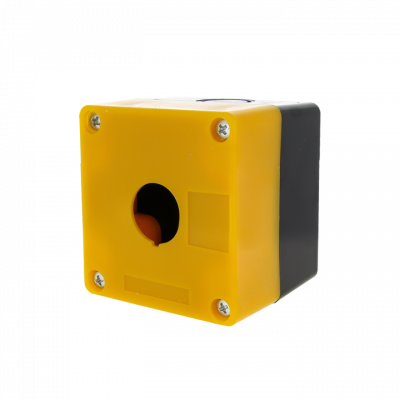 Фотография Корпус КП101 пластиковый 1 кнопка желтый EKF PROxima, артикул cpb-101-o