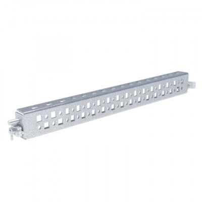 Фотография Рейка монтажная перфорированная с торцевым монтажом Д400 (4 шт) EKF AVERES, артикул ARM400T