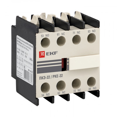 Фотография Приставка контактная ПКЭ-22 2NO+2NC EKF PROxima, артикул ctr-sc-25