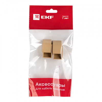 Фотография Заглушка (16х16) (4 шт) светлое дерево EKF-Plast, артикул ecl-16-16x4