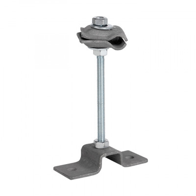 Фотография Держатель проводника на гор. и верт. пов., L=110мм, Ni EKF PROxima, артикул lp-35110-ni