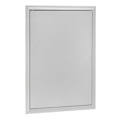 Фотография Люк ревизионный пластик с нажим. замком 300х400 (ШхВ внутр.) EKF Basic, артикул lpnz-300x400